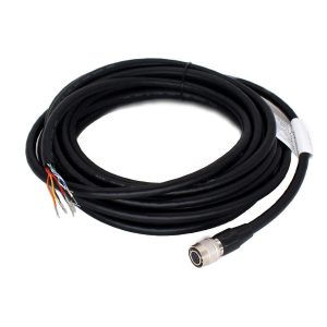 HIKROBOT Power/IO Cable, Hirose 12pin High Flexible, HR10A-10P-12S to Open, 7m, Black